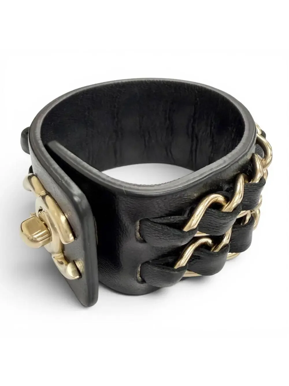 Chanel Cc Logo Turnlock Chain Bracelet #299658C11B